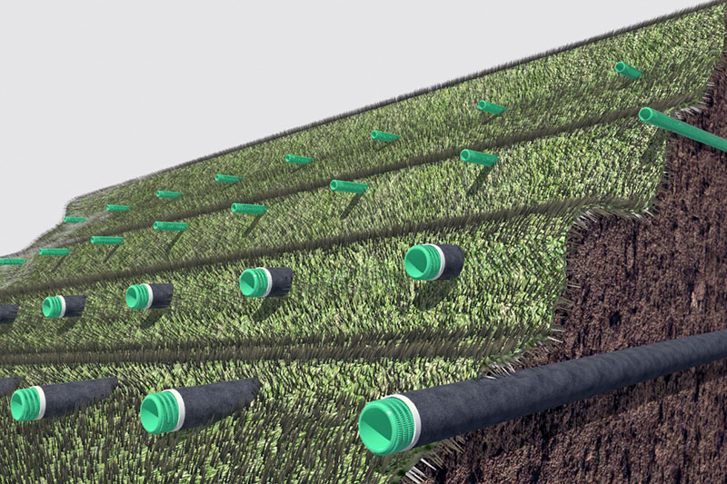 Tubes de drainage microfissurés pour drainage ou pour puits piézométrique