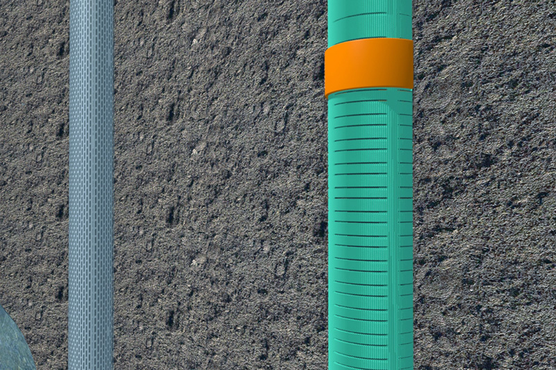 Tubes de drainage microfissurés pour la mesure du niveau piézométrique