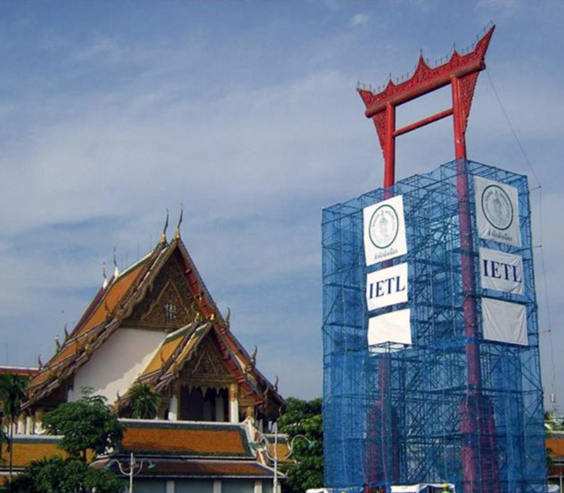 Lavori di restauro - Giant Swing Bangkok Thailandia Sireg Progetti Nel Mondo