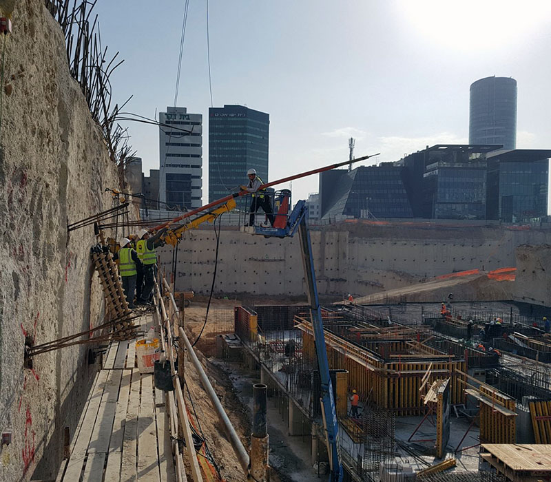 Stazione metro Torre Rubinstein Tel Aviv Israele Sireg Progetti Nel Mondo