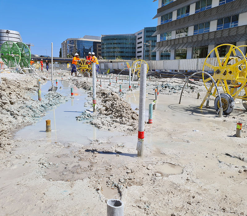 Voie Mathis, trattamento del terreno Nizza Francia Sireg Progetti Nel Mondo