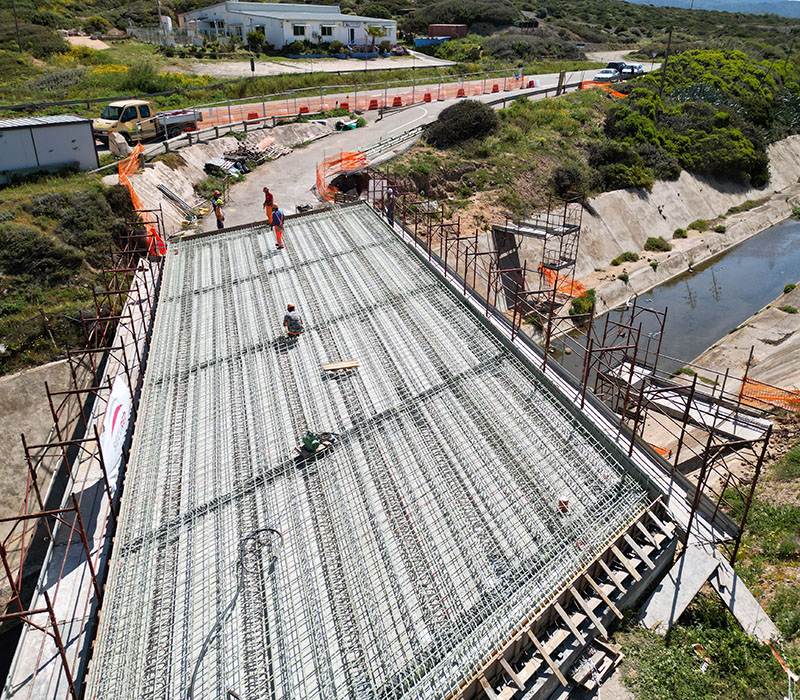 Ricostruzione ponte di Gonnesa Gonnesa (SU) Italia Sireg Progetti Nel Mondo