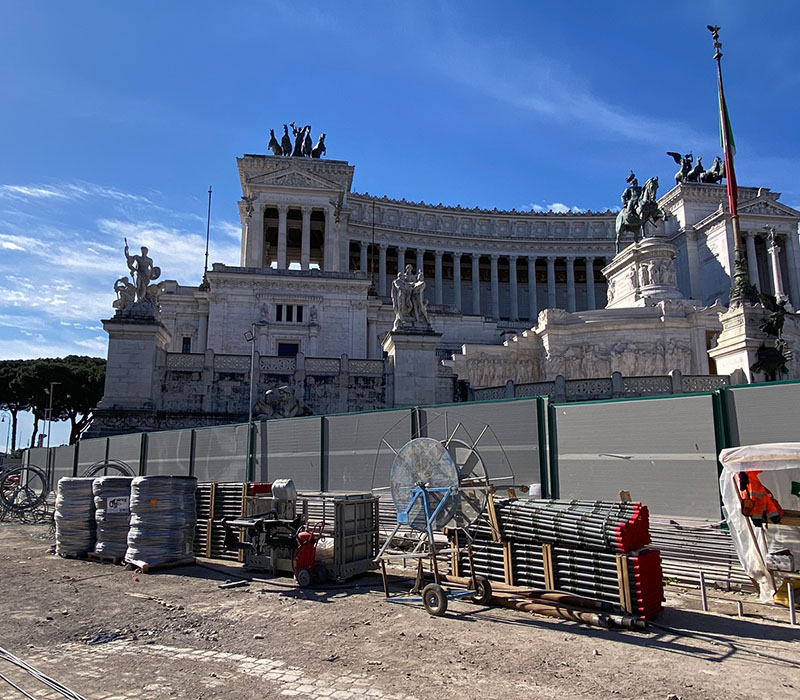 Stazione Fori Imperiali, Metropolitana C Roma Italia Sireg Progetti Nel Mondo