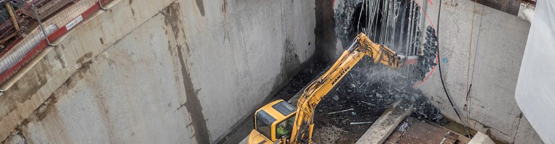 Soluciones Sireg para construcción de túneles