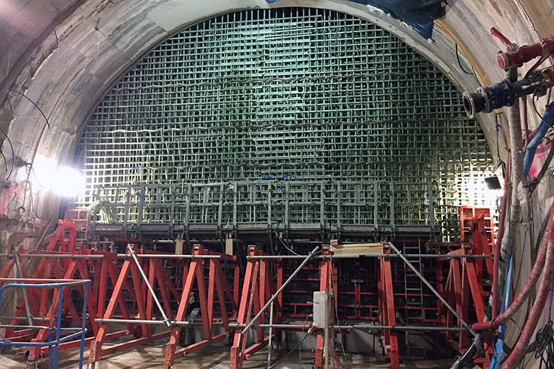 refuerzo frp-construcción de túneles