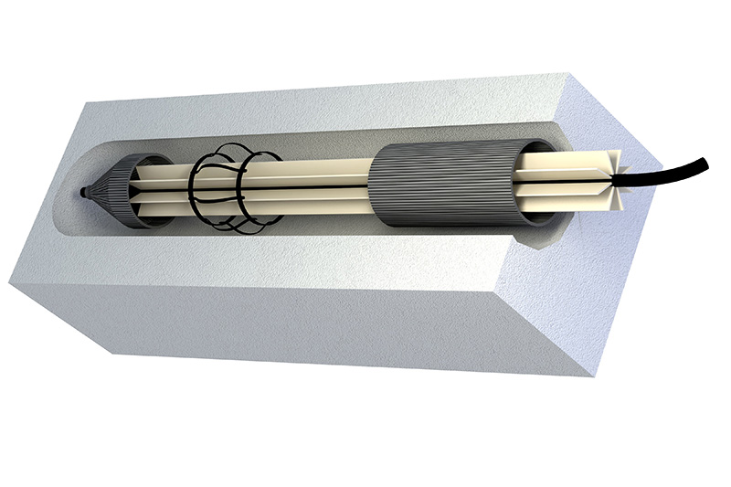 Anclajes activos de fibra de vidrio DURGLASS® e GLASSPREE® TS