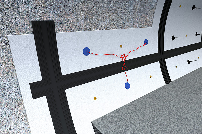Joints waterstop pour le compartimentage des membranes d’étanchéité dans les tunnels