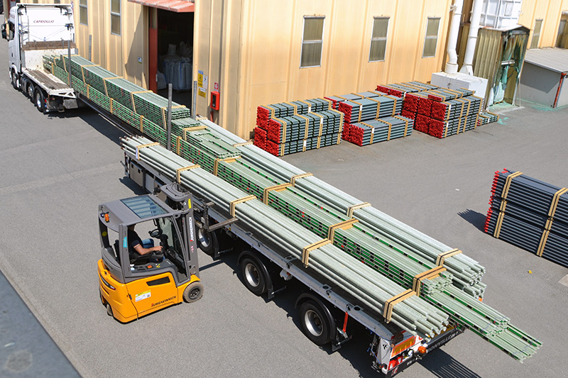Gli elementi strutturali DURGLASS® preassemblati o da assemblare in cantiere