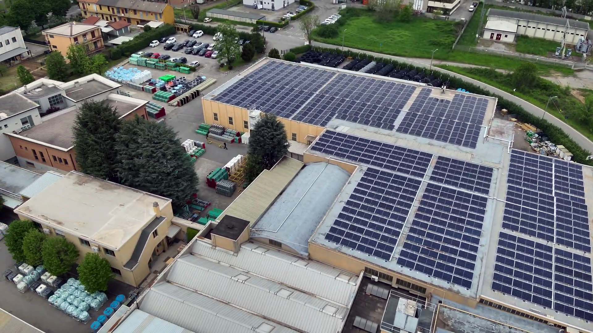 Azienda Sireg Geotech dall'alto