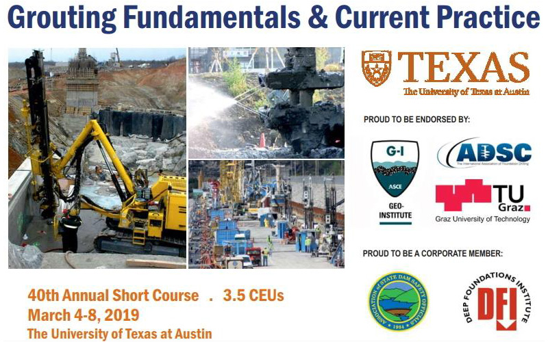News Sireg 2019 Grouting Fundamentals Current Practices Austin Txl