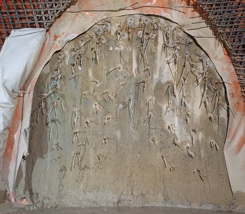 Sireg - avanzamento fronte scavo galleria tubi 4060